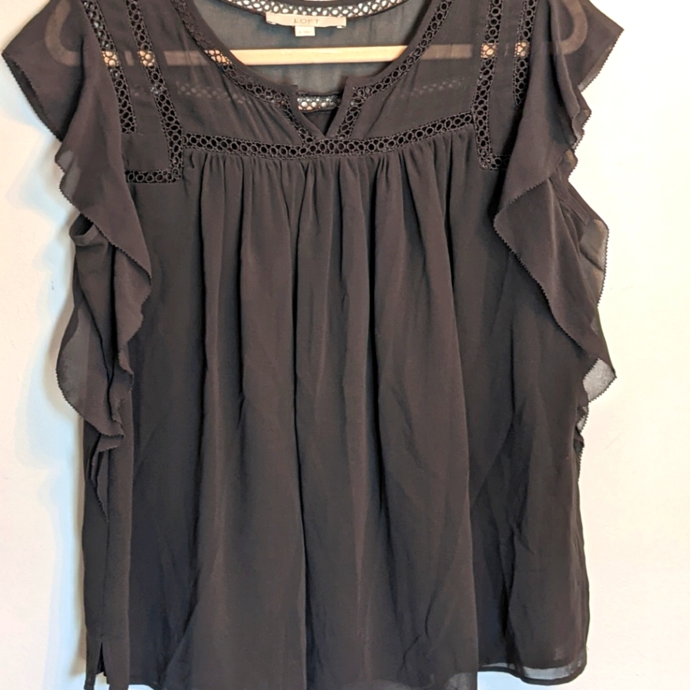 Loft Size SMALL Chiffon Blouse
